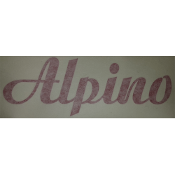 Nalepka kovinskega rezervoarja Alpino